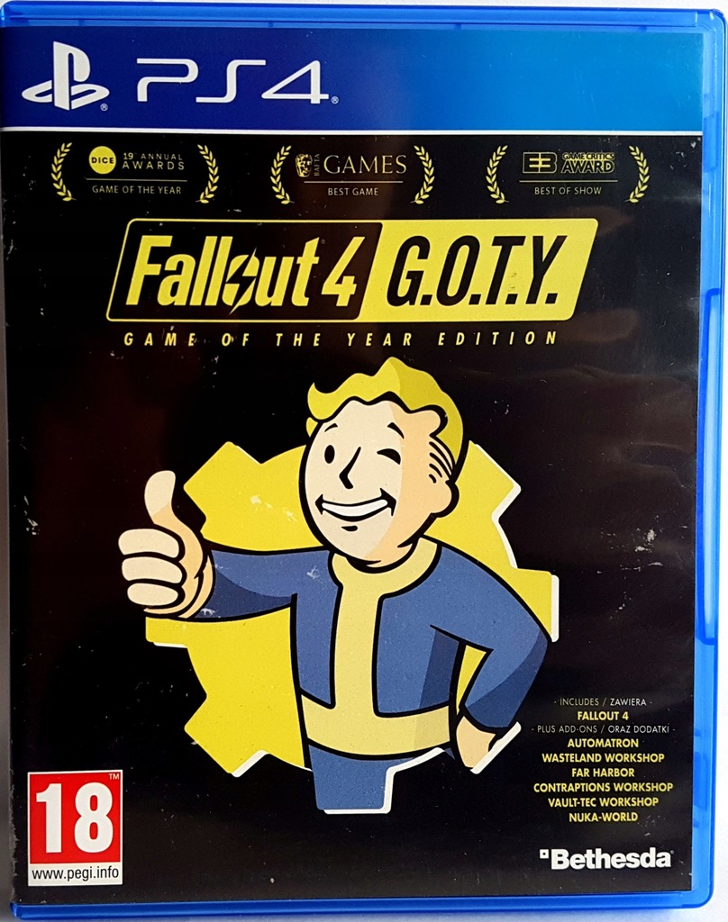 Fallout 4 Game Of The Year(Wymiana 70zł) D0916